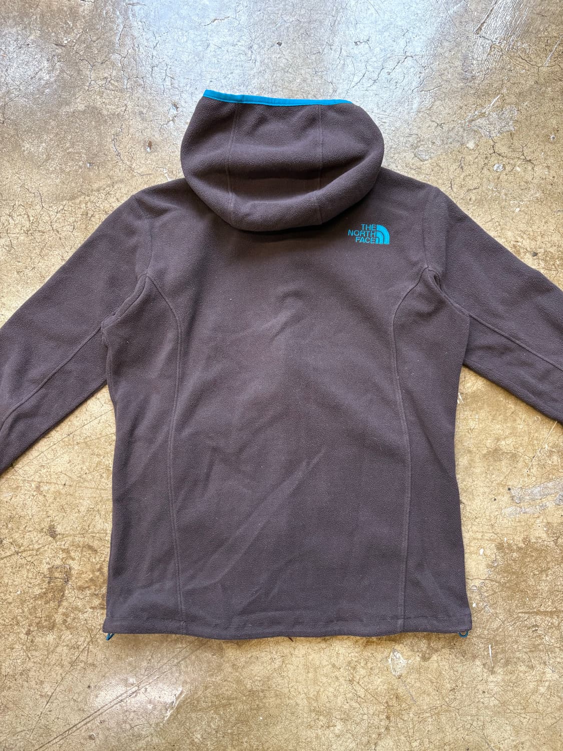 노스페이스 브라운 민트 후드 플리스 상품이미지6