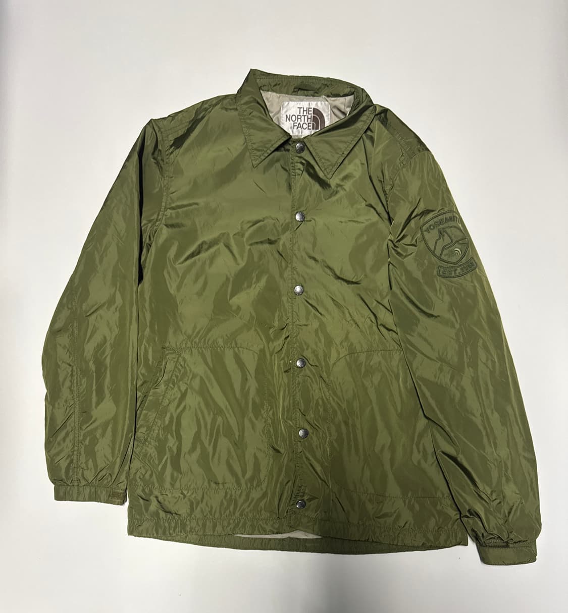 노스페이스 화이트라벨 요세티미 나일론 코치 자켓 L 카키 상품이미지1