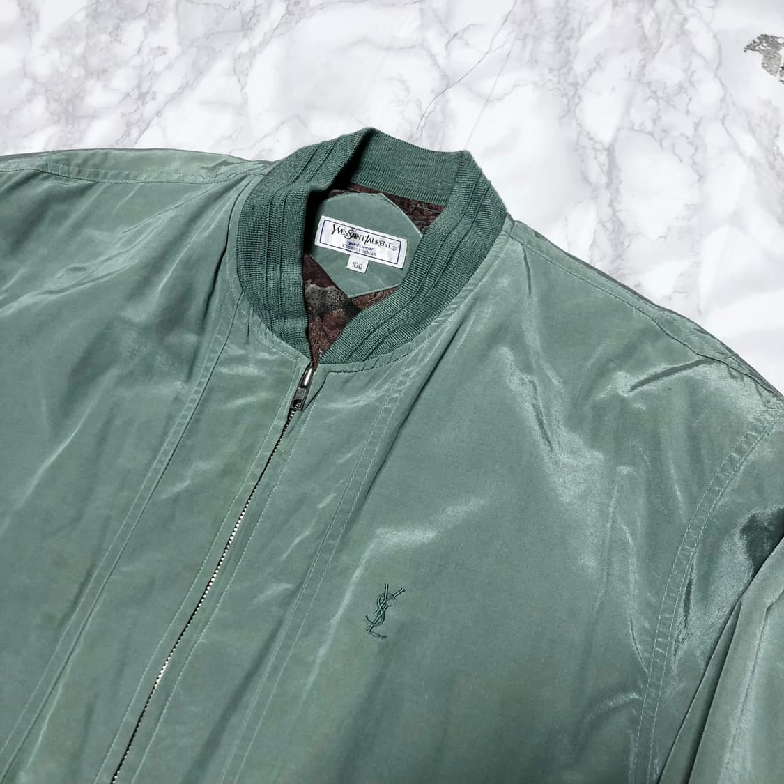 입생로랑 자켓 봄버 상태굿 YSL 남성용 블루종 상품이미지2