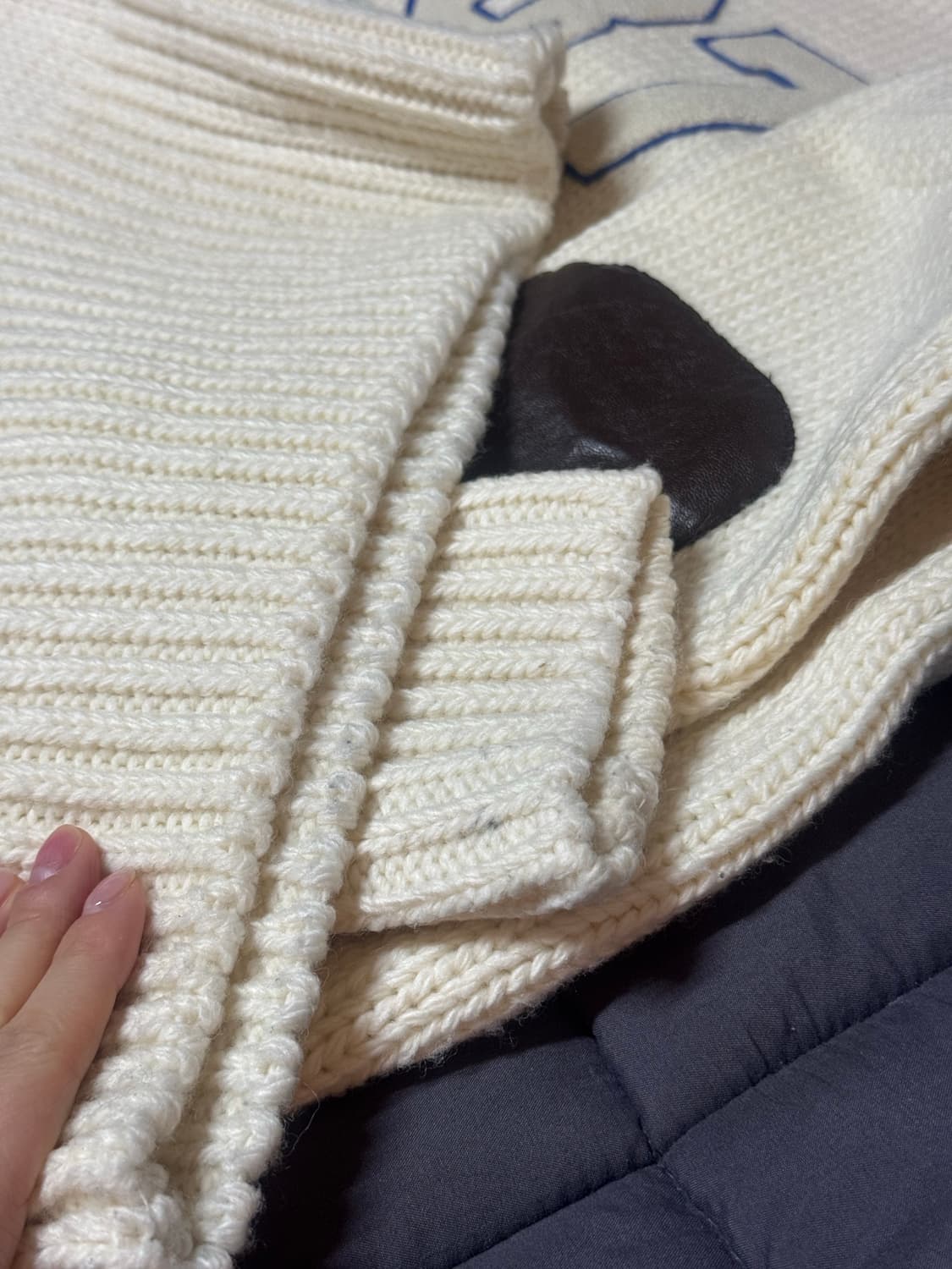 GBH 현주파크 콜라보_VINTAGE FOOTBALL KNIT 상품이미지4