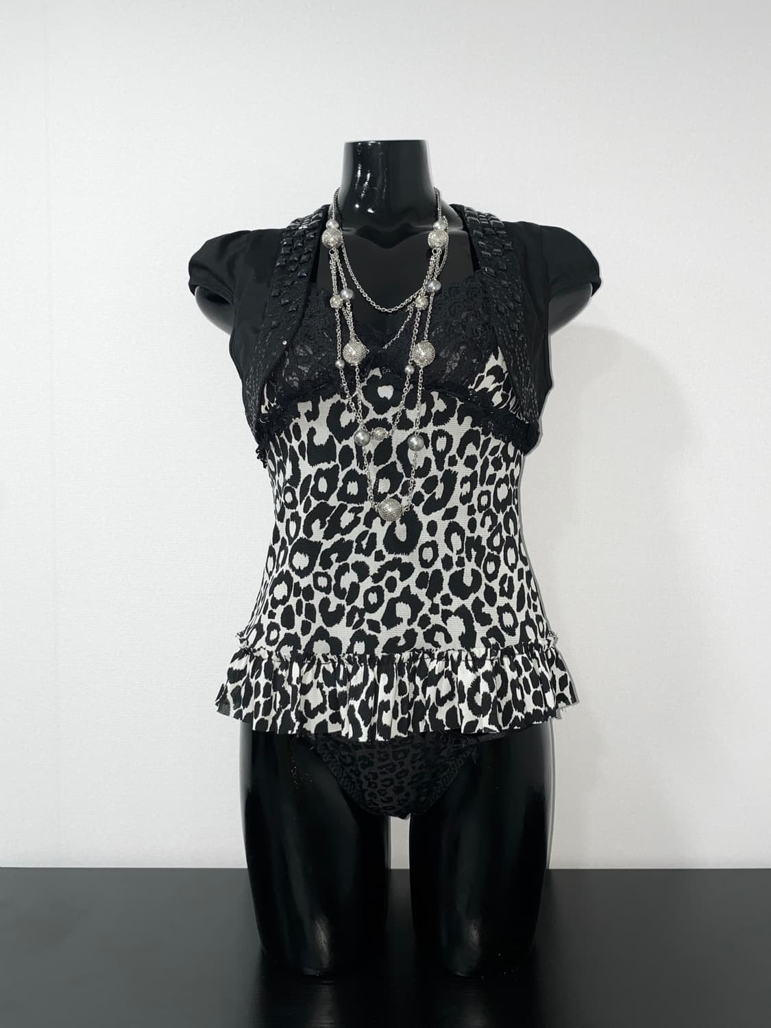 Studded Spangle Puff Bolero 상품이미지2