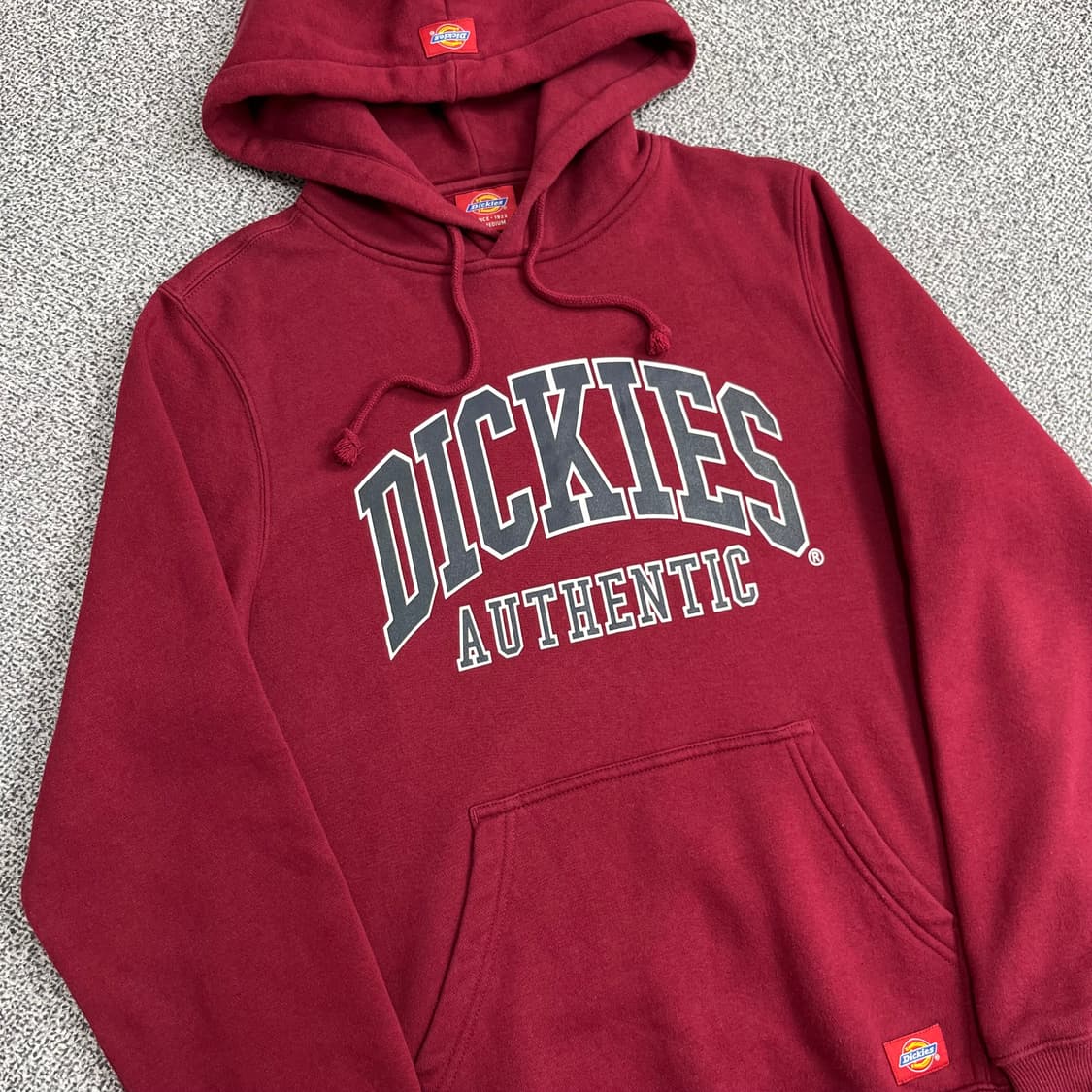 <디키즈 어센틱 버건디 후드티> No.1265 상품이미지6