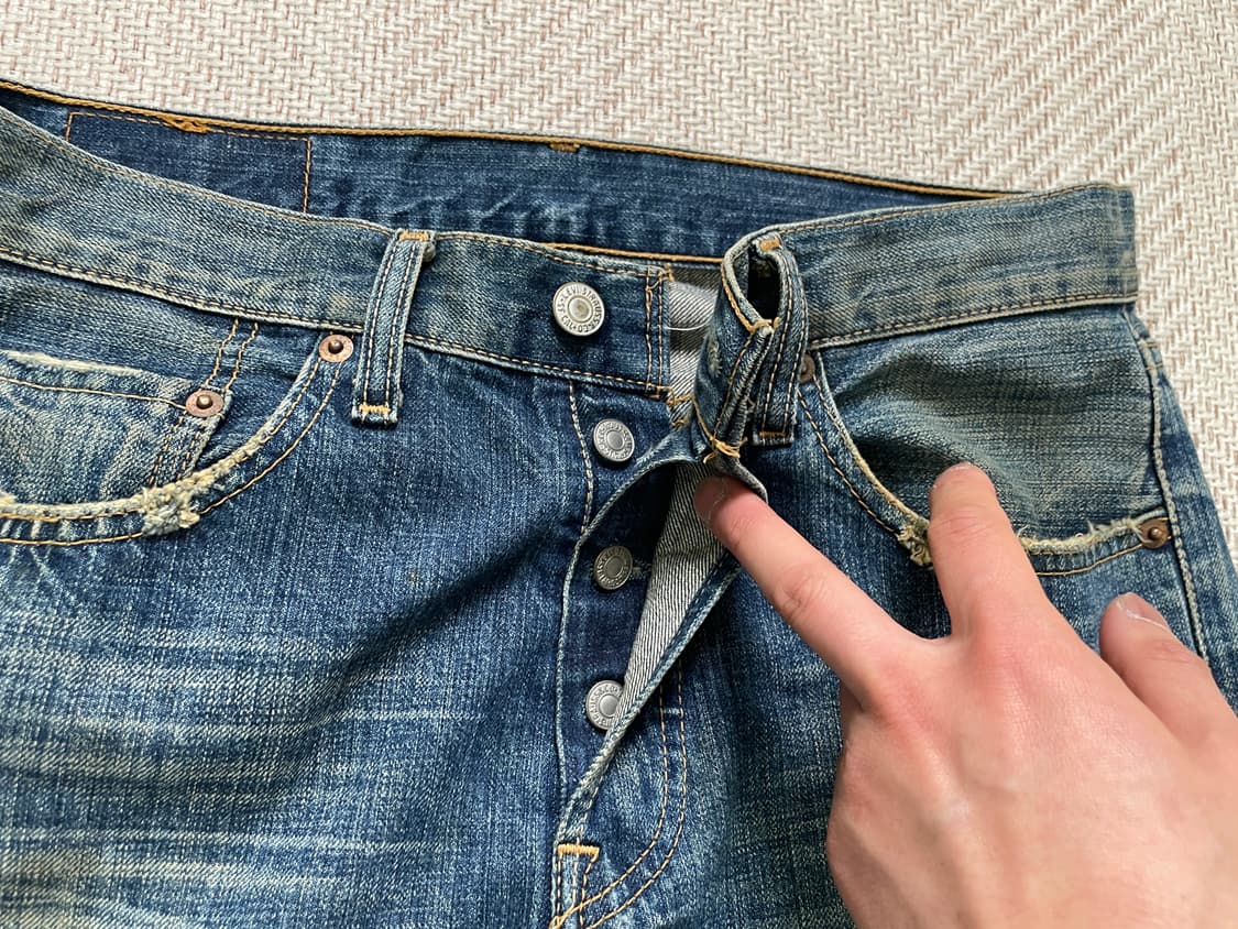 90s 리바이스 재팬 03501-01 데님팬츠  J04014 상품이미지5