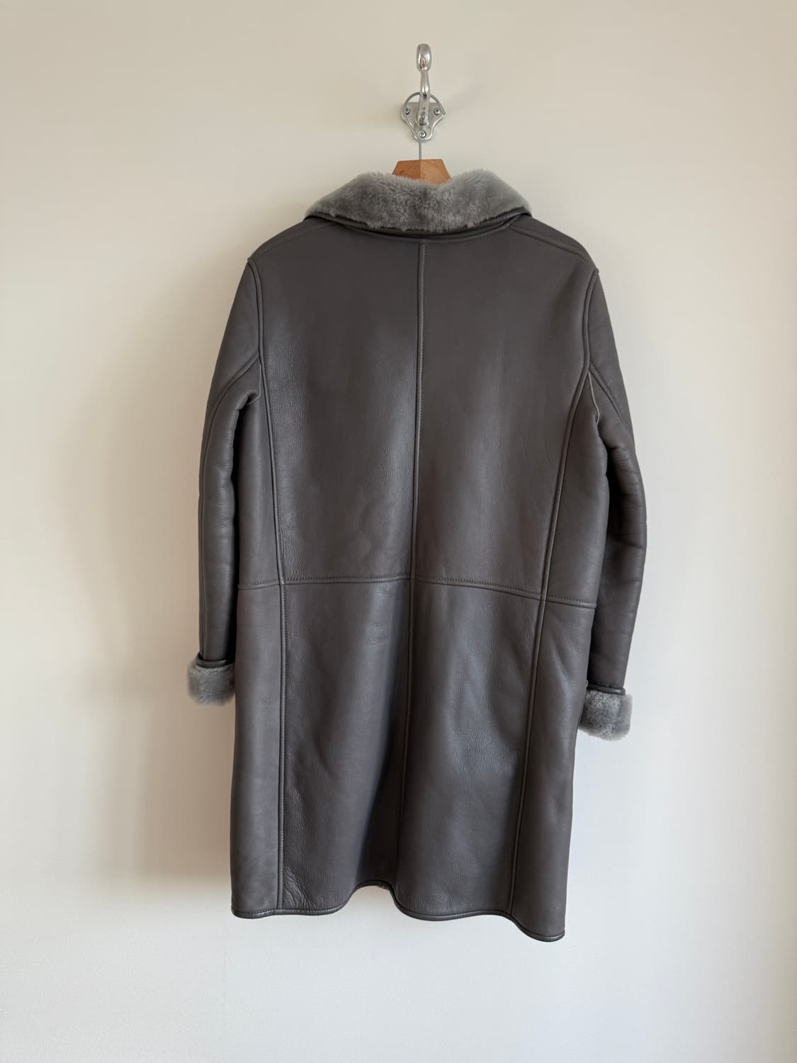 SIHWA 리얼 램스킨&퍼 무스탕 코트 상품이미지5