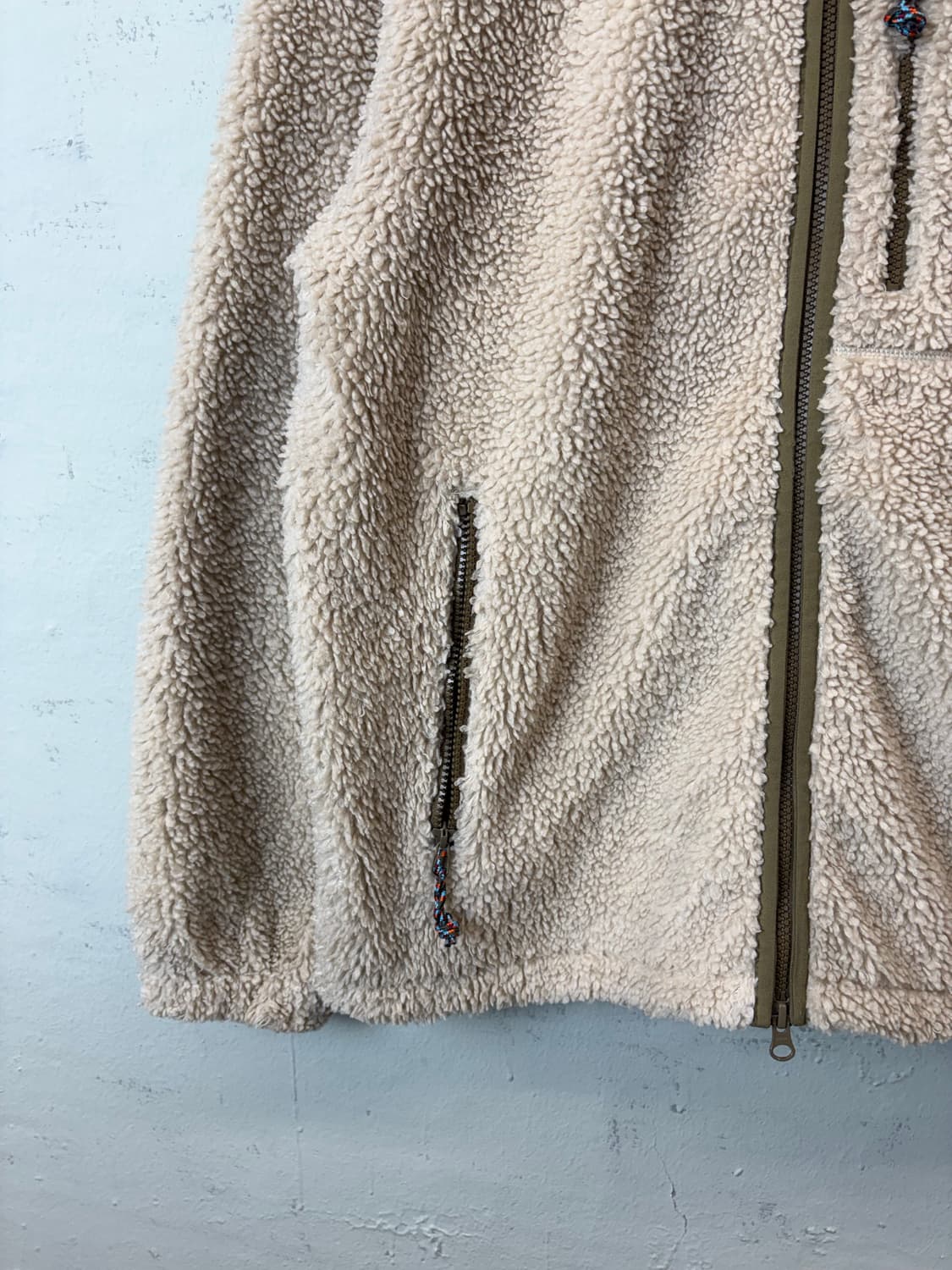 노스페이스 후리스 집업 자켓 아이보리 상품이미지6