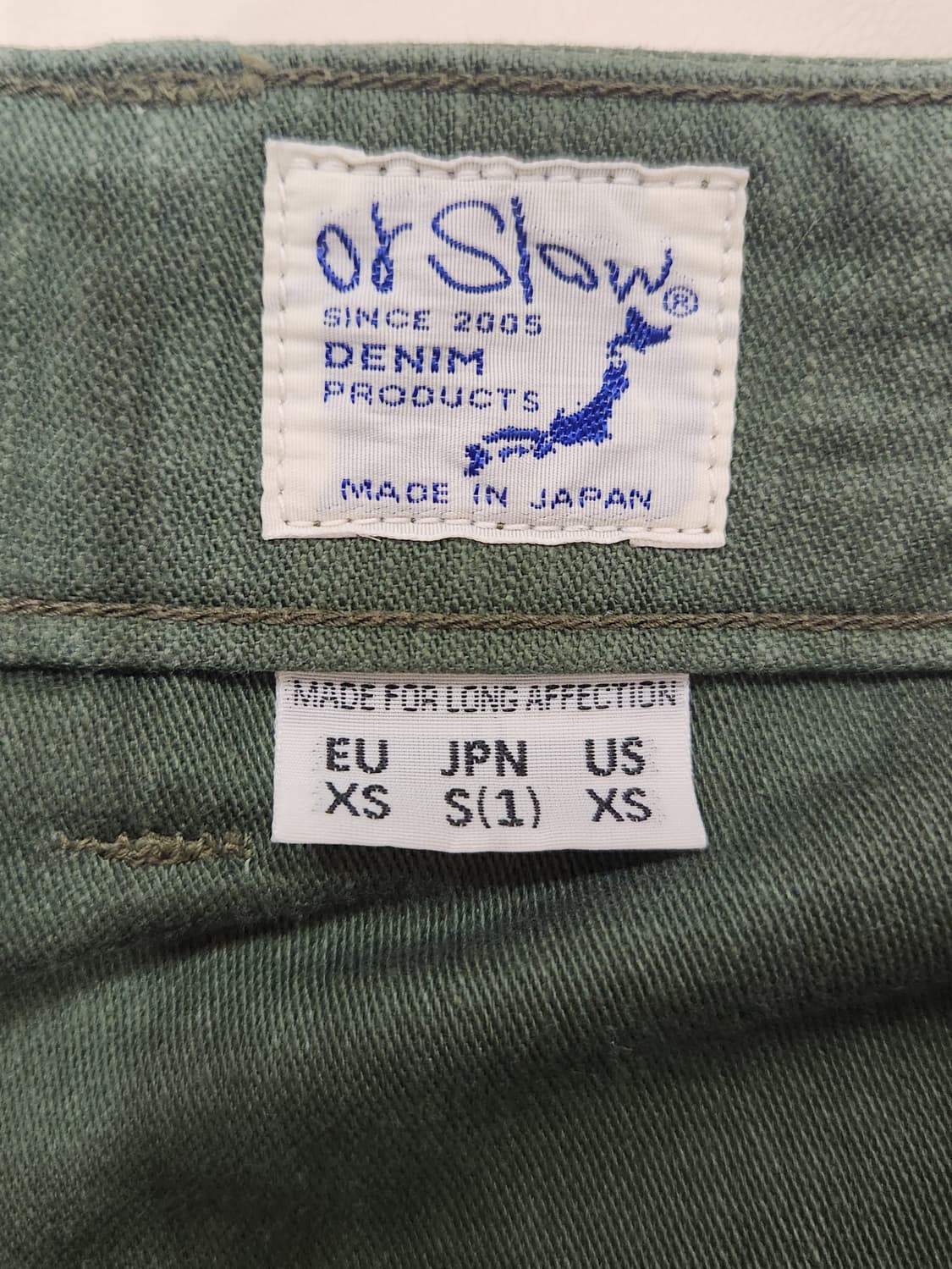 오어슬로우 퍼티그 팬츠 레귤러핏(오리지날핏)  팝니다 상품이미지3