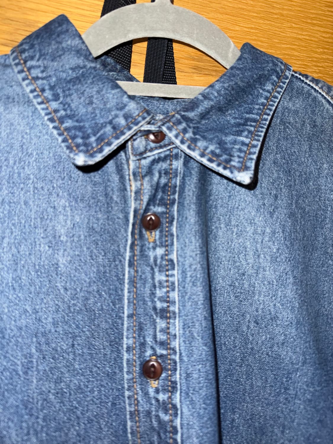 커스텀멜로우 데님 셔츠 100 상품이미지2