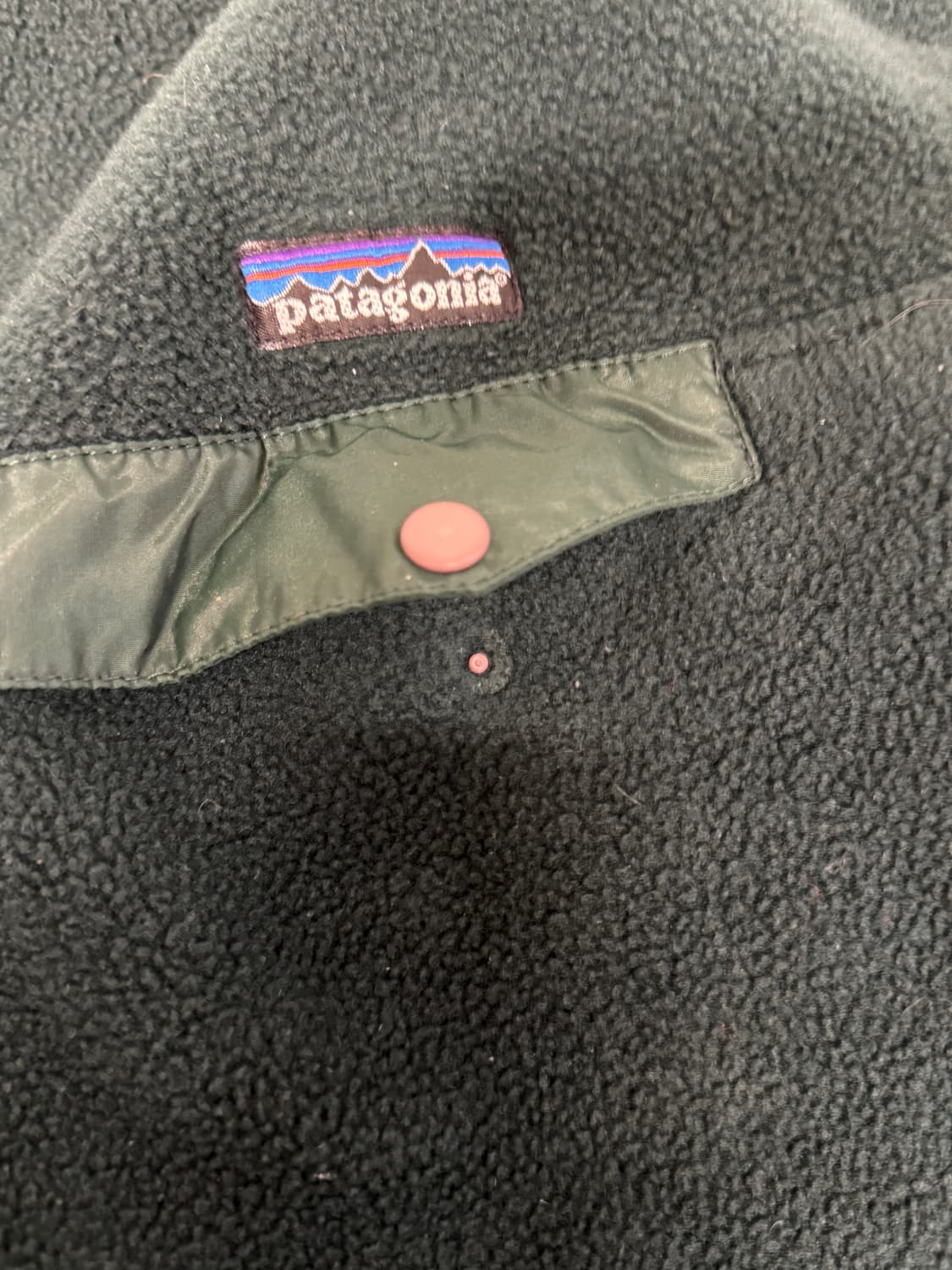 파타고니아 신칠라 스냅 티 풀 오버 그린 메이드 인 자메이카 상품이미지9