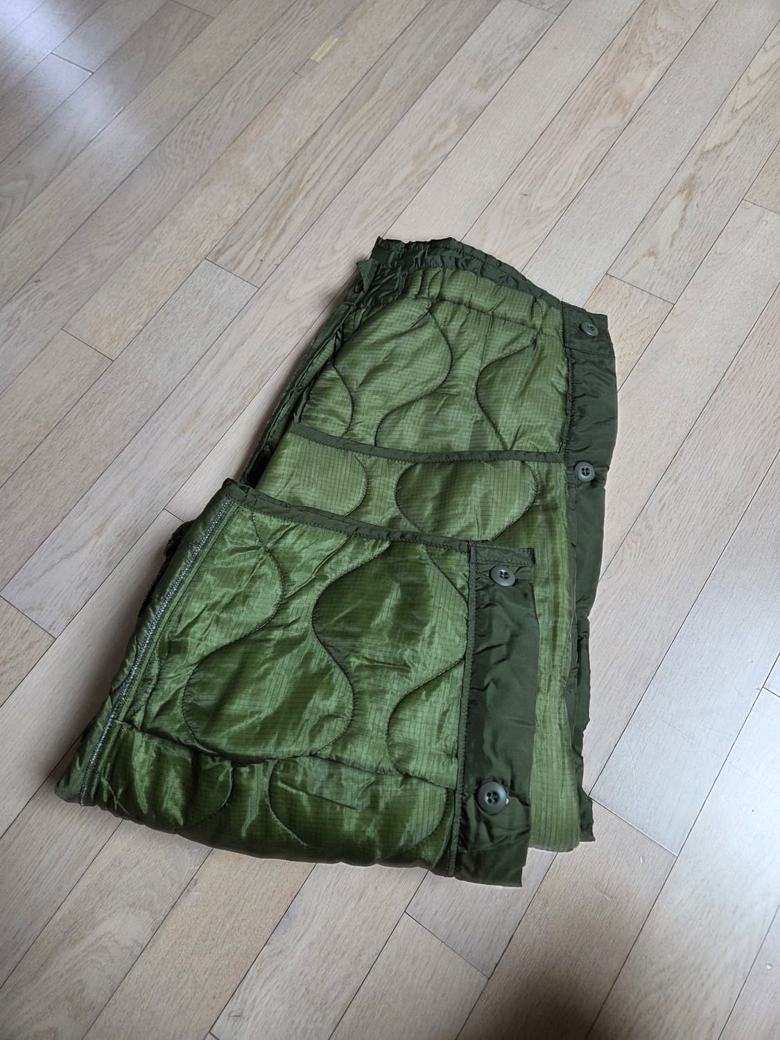 미군 M65 팬츠 라이너.내피.M.새제품 상품이미지2