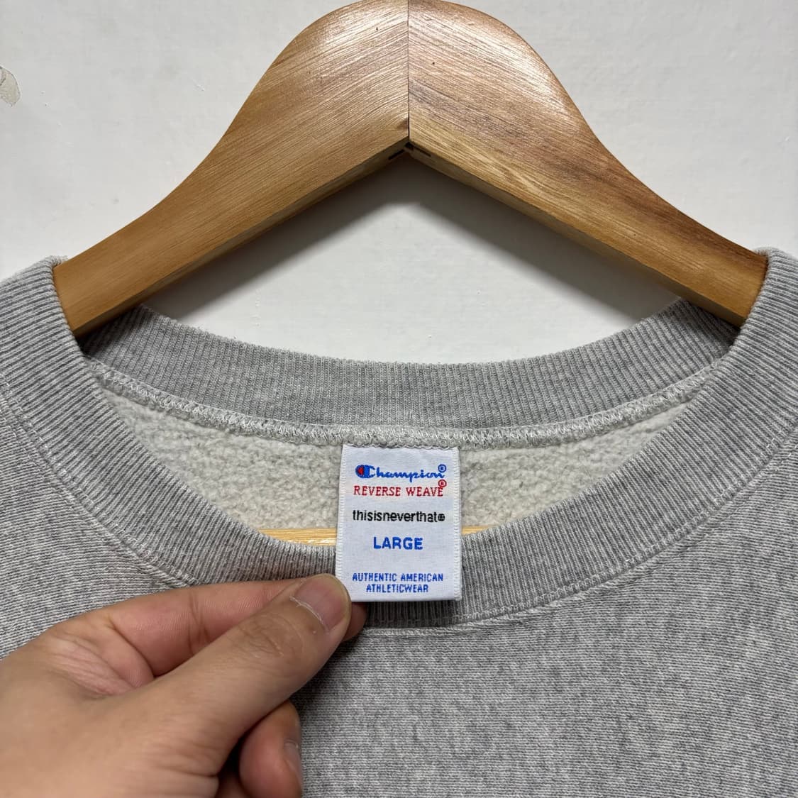 챔피온x디네댓 리버스위브 맨투맨 상품이미지5