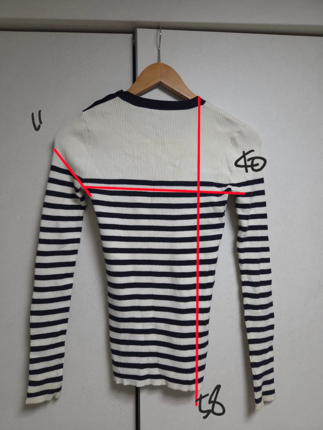 띠어리 theory 스트라이프 골지 니트 상품이미지3