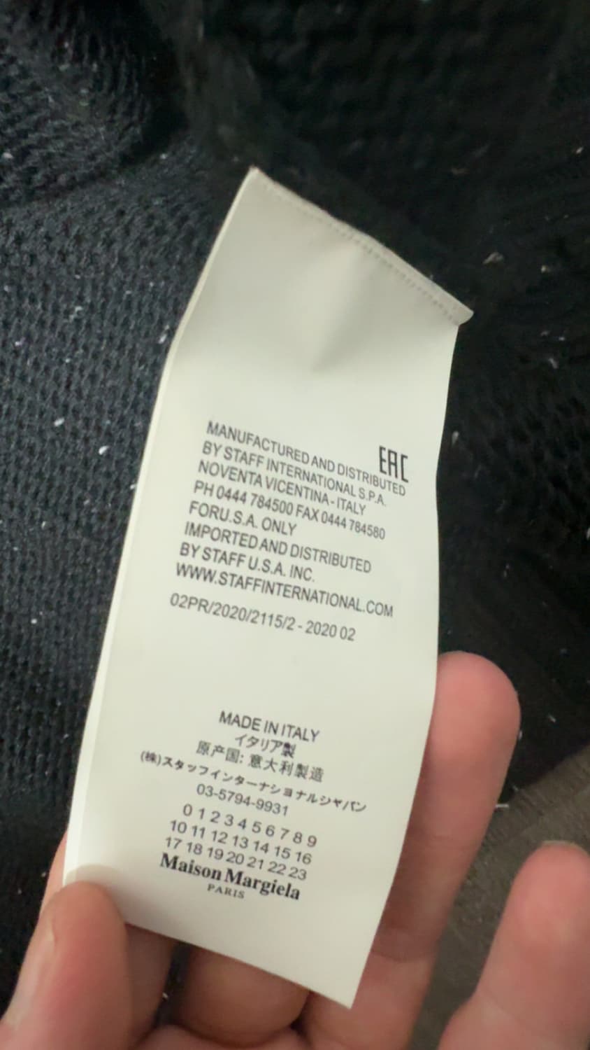 마르지엘라 남성 디스트레스드 가디건 상품이미지7