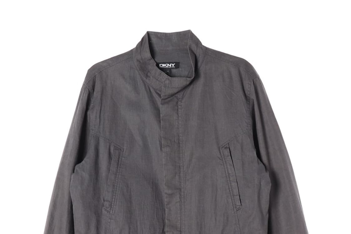 DKNY 차콜 그레이 스탠드넥 필드 자켓 M 상품이미지3