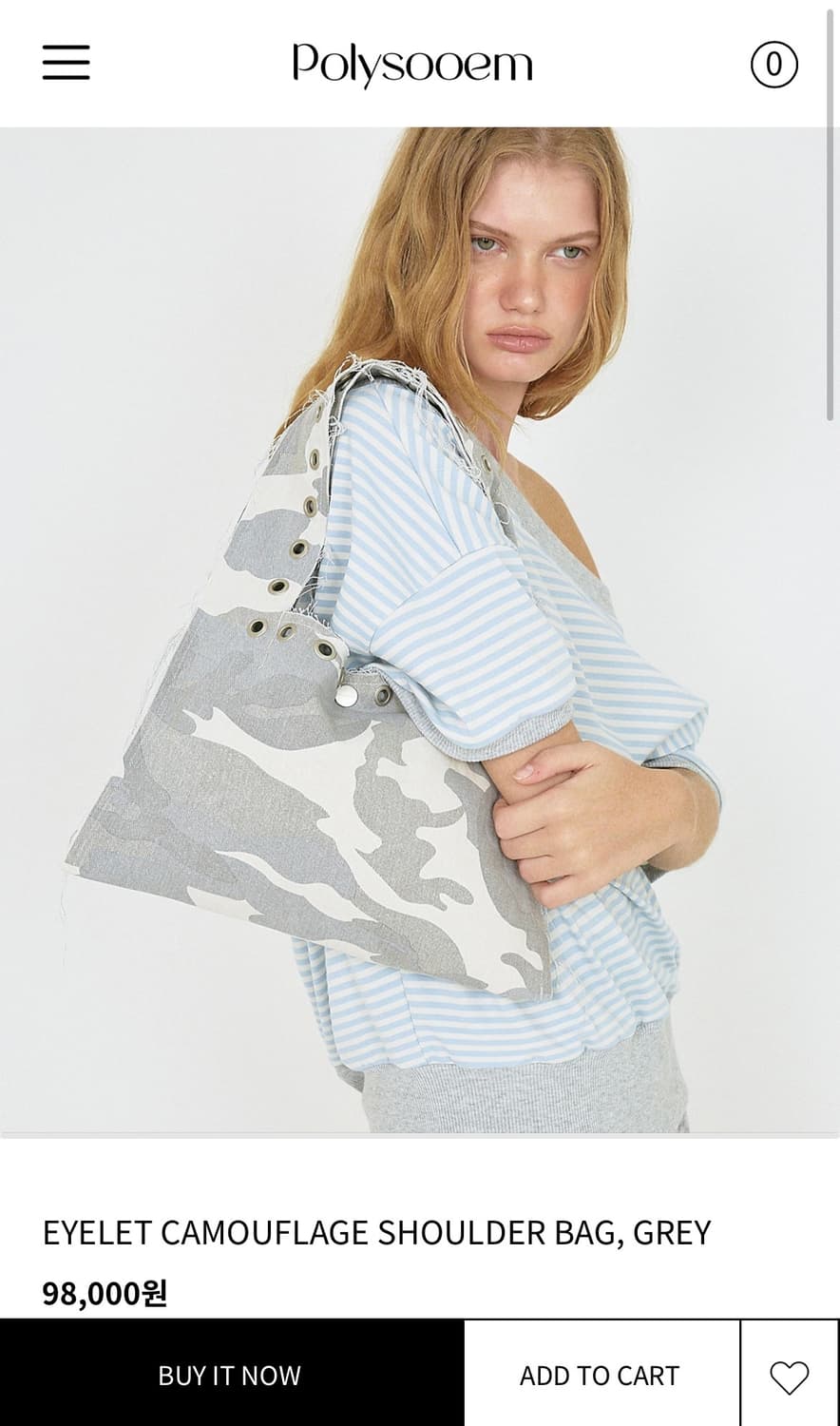 폴리수엠 카모플라쥬 숄더백 상품이미지2