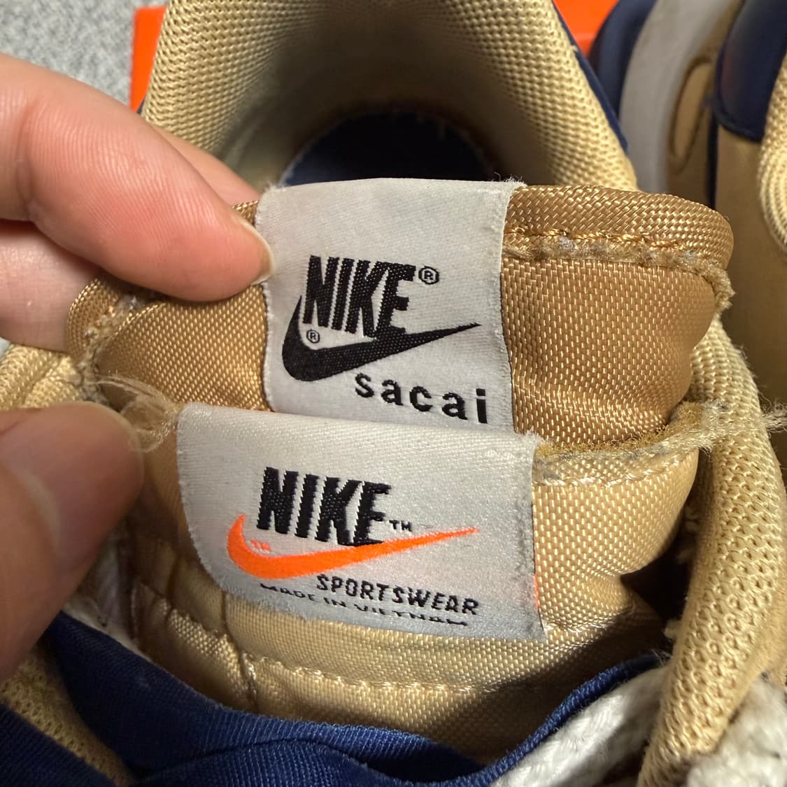 나이키 사카이 베이퍼 와플 세서미 블루 270 상품이미지6