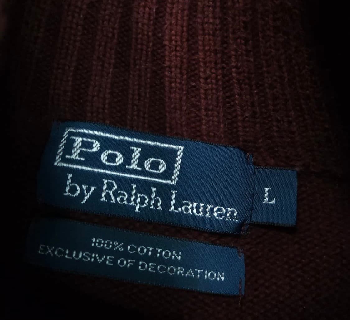 폴로 버건디 니트 상품이미지3