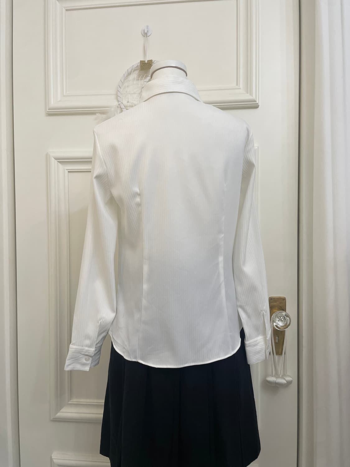 lavender alpaca loose sweater&white shir 상품이미지10
