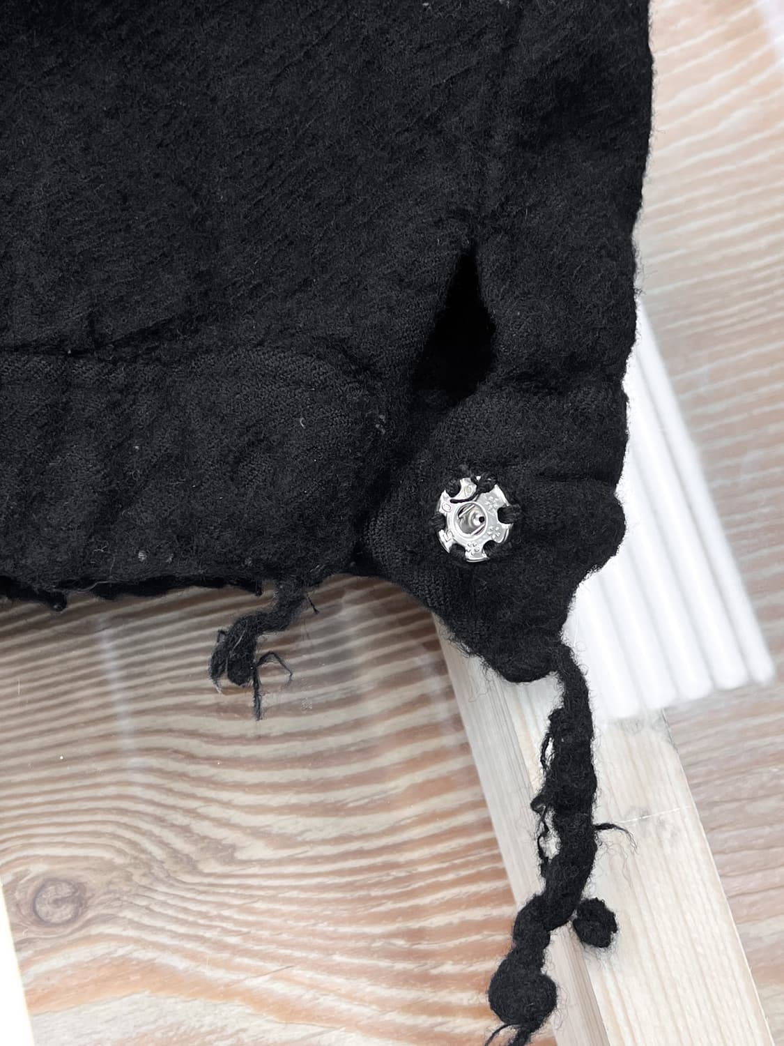 꼼데가르송 트리콧 Ad.2004 보일드 울 카프리 팬츠 상품이미지5