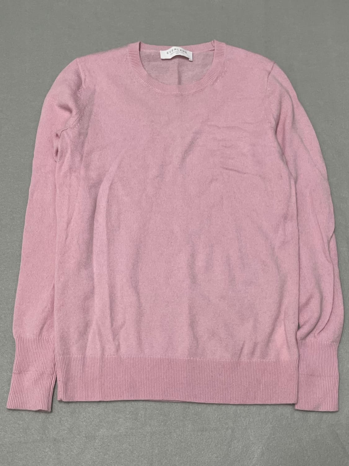 핑크색 캐시미어100 니트 상품이미지1