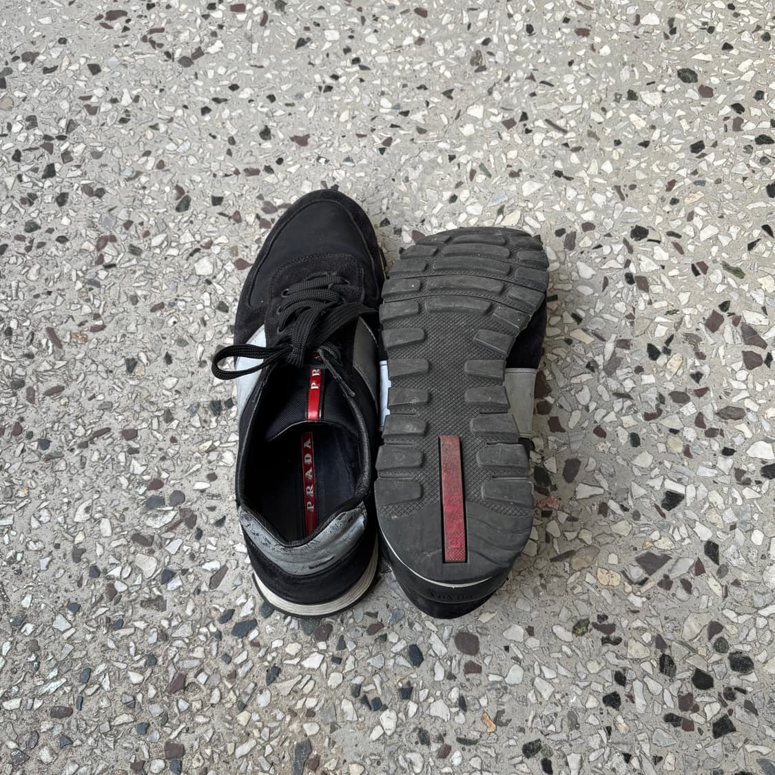 prada sport linea rossa suede sneakers 상품이미지6