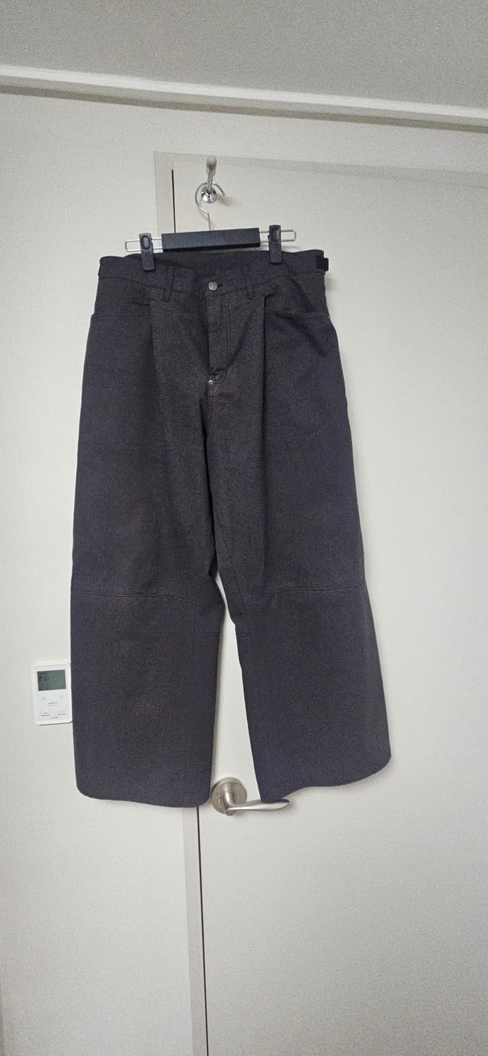 3)폴리테루 25 원턱고시마 딥차콜 팬츠 상품이미지1