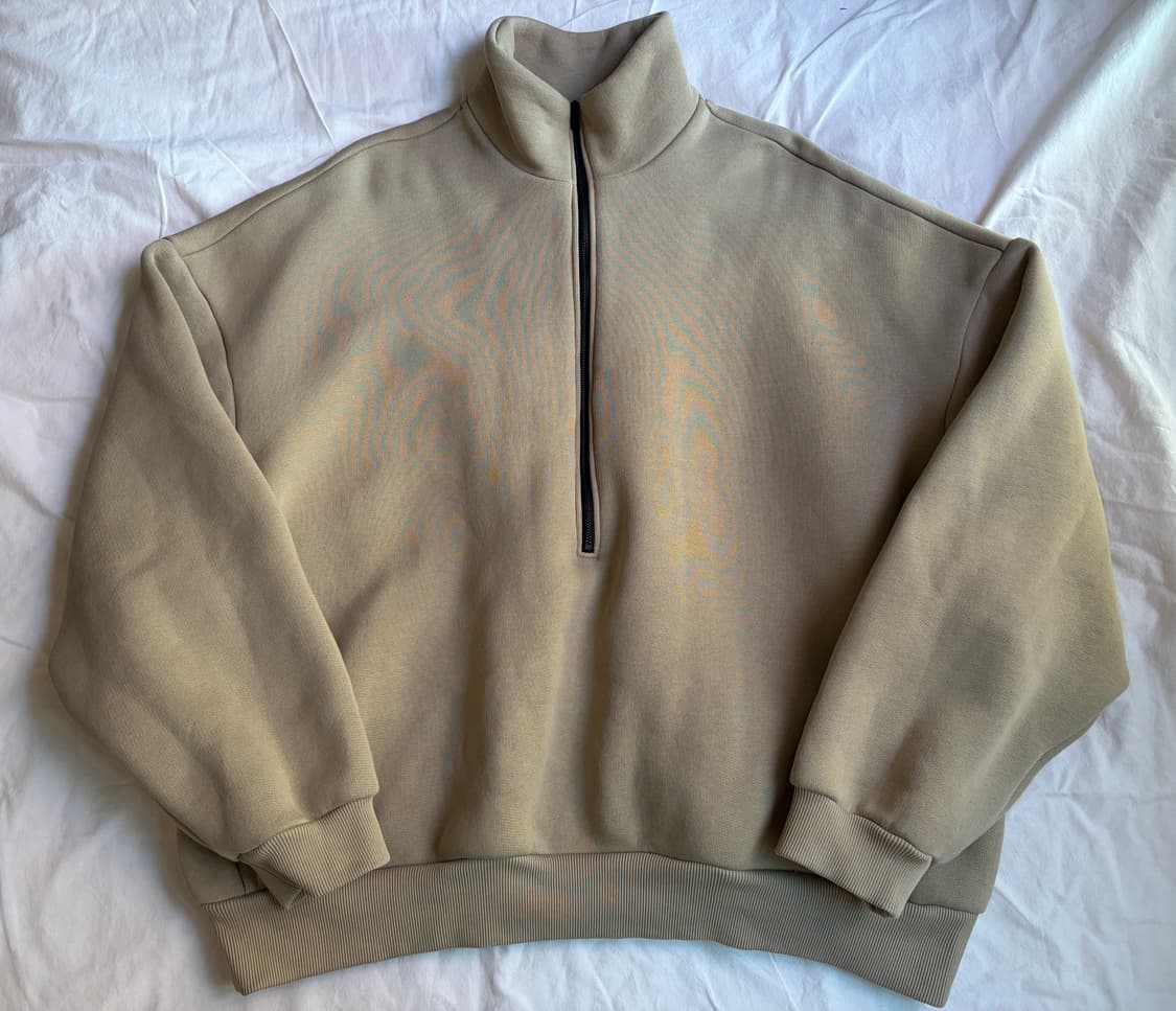 피어오브갓 8th 플리스 하프집업 풀오버 아노락 탄 FEAR OF GOD 상품이미지1