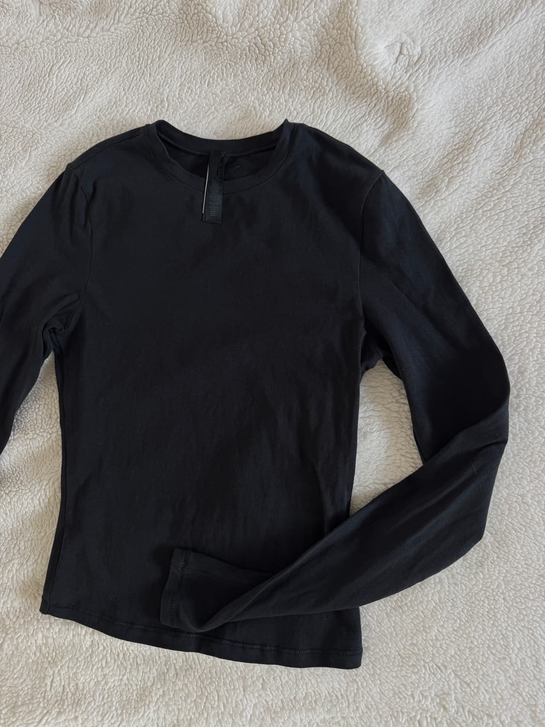 스킴스 롱슬리브 블랙 XS 상품이미지2