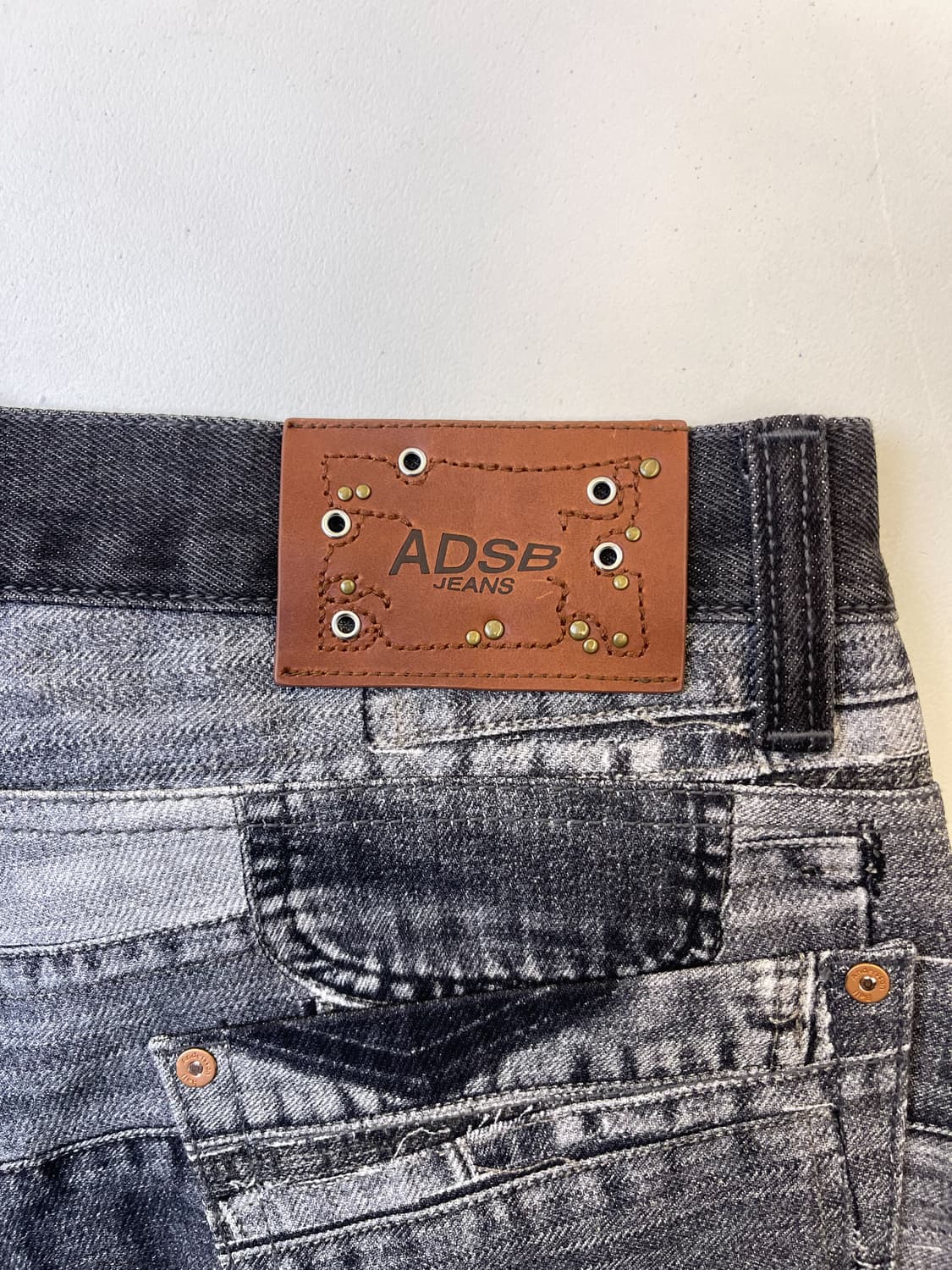 앤더슨벨 BRNO 패치워크 프린티드 와이드 진스 상품이미지6