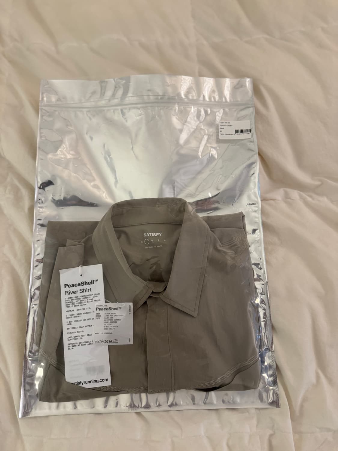 Satisfy River Shirt Vintage Khaki 상품이미지4