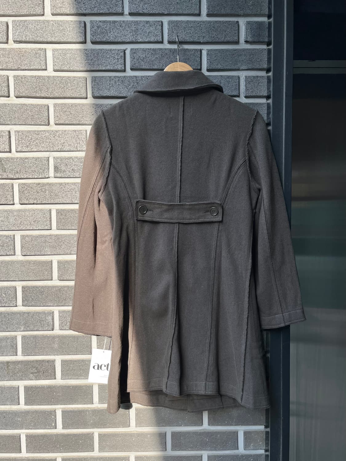 ZUCCA 빅 버튼 롱 코트 상품이미지7