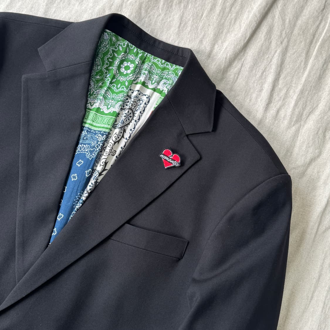 비욘드 클로젯 금장 페이즐리 블레이저 자켓 M 상품이미지2