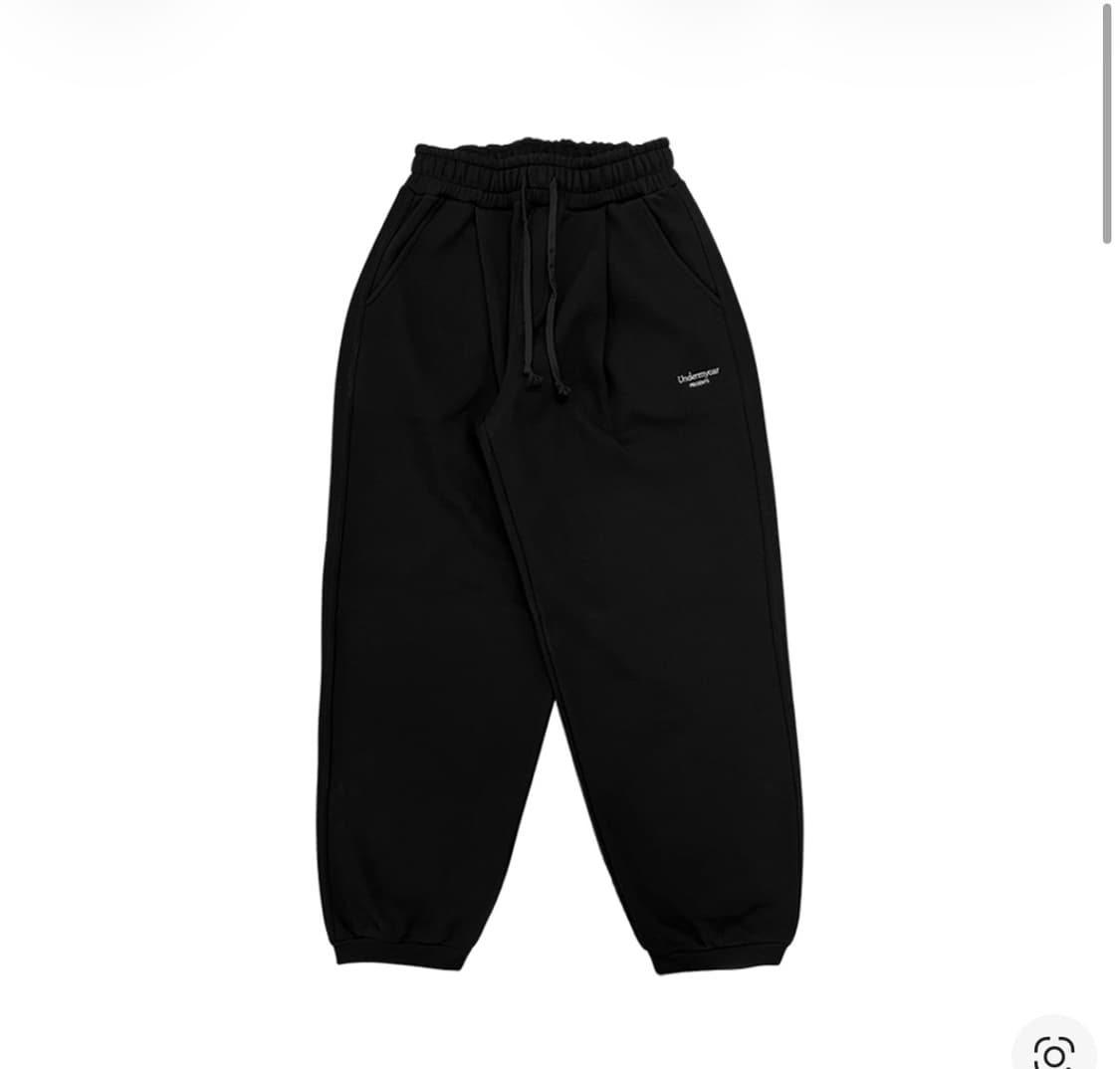 언더마이카 후드 바지 스웻 세트 셋업 블랙 상품이미지3