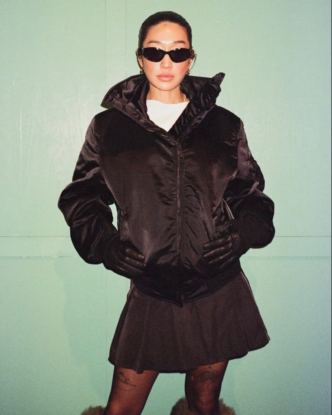 Peggy Gou X Alpha Cocoon Bomber Black 상품이미지2