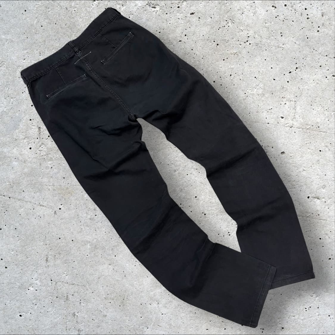 [38] 12FW 메종 마틴 마르지엘라 블랙 데님 청바지 수입택 D570 상품이미지2