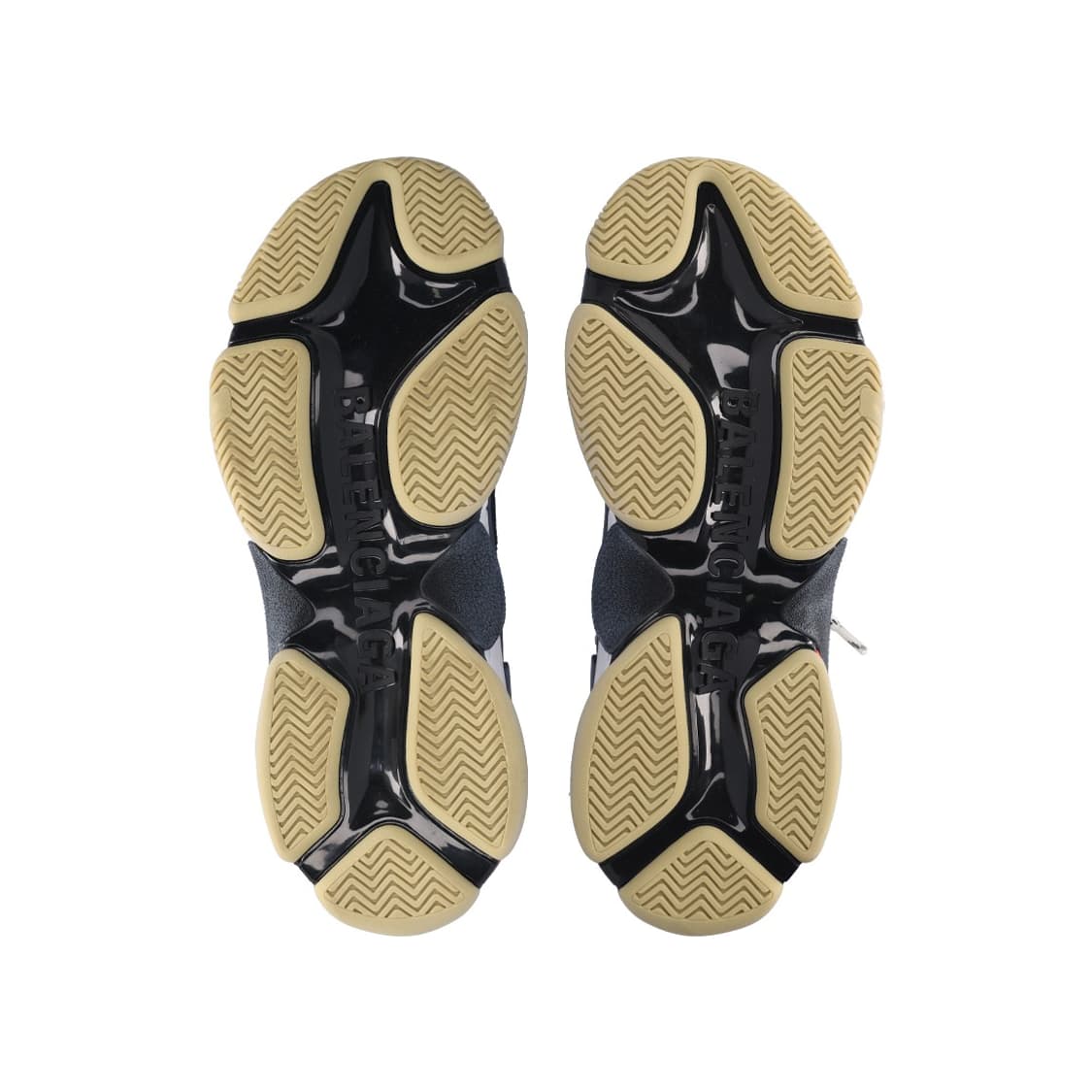 발렌시아가 755687 트리플 S 뮬 블랙 레더 매쉬 레드 43 상품이미지6