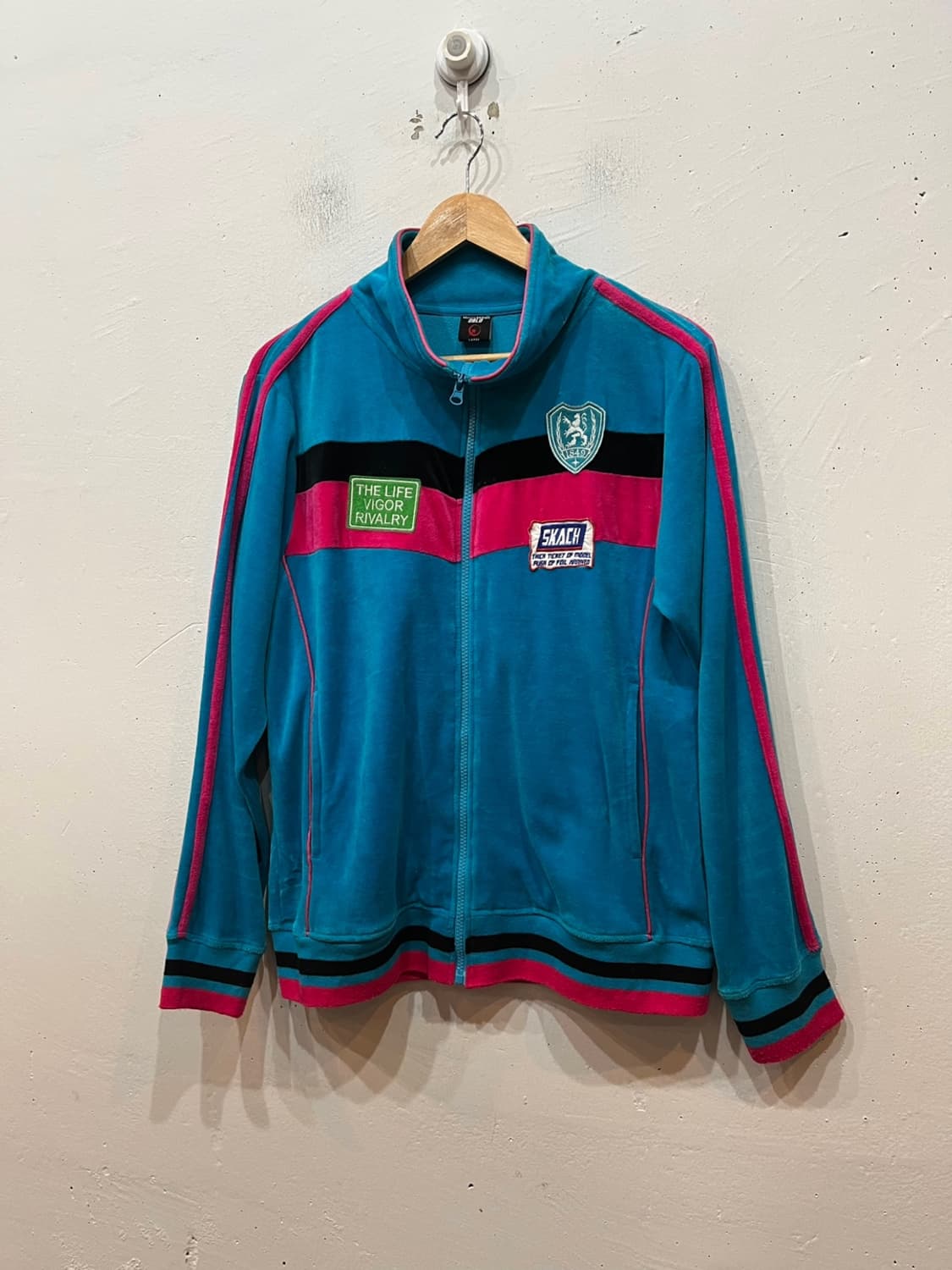 oblo JPN 벨벳 트랙탑 져지 상품이미지1