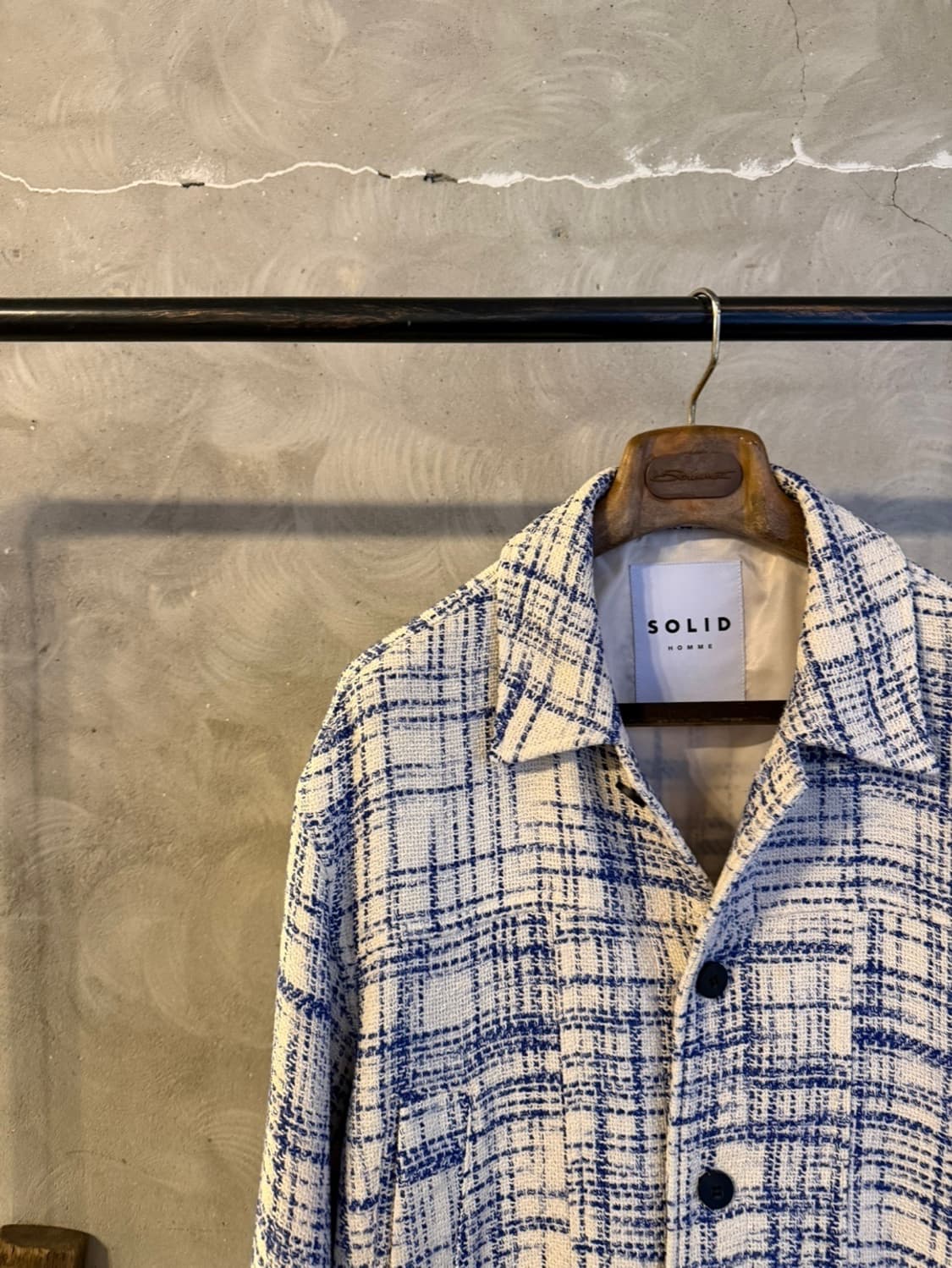 솔리드옴므 트위드 블루종 100 상품이미지5