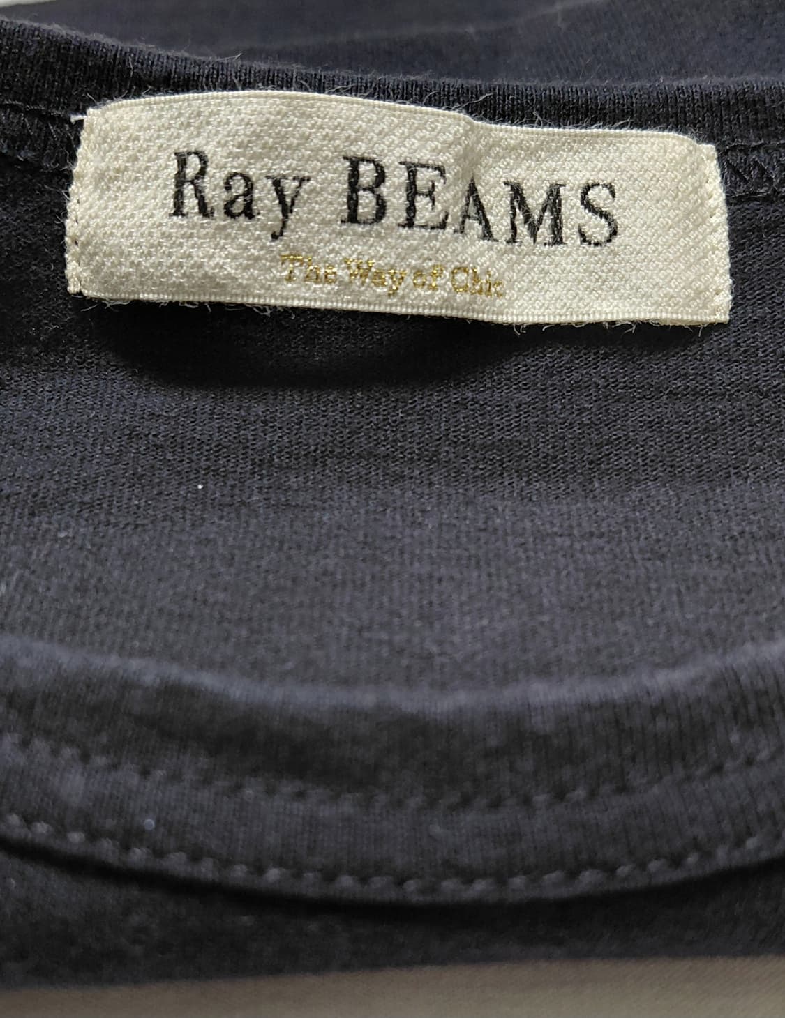 [Ray BEAMS/M] 레이 빔즈 배색 프릴 소매 티셔츠 상품이미지5