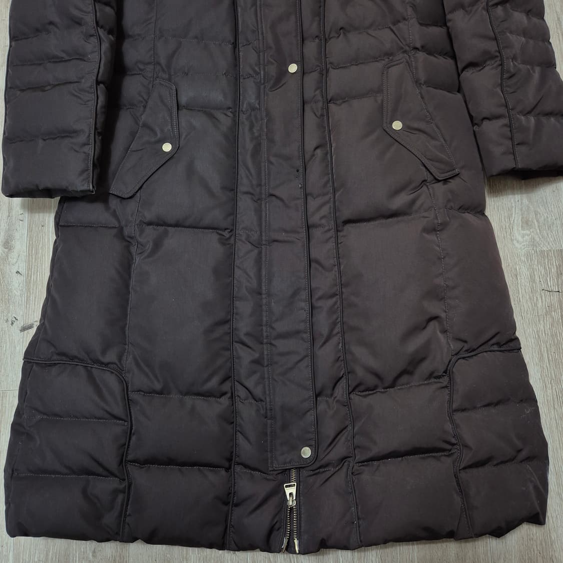 크로커다일 레이디스 덕다운 롱패딩 점퍼 XL(105) 상품이미지3