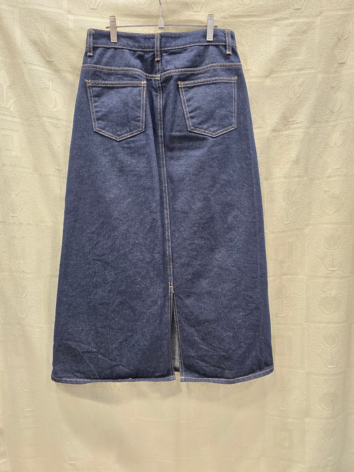 쓰리쿼터 하이드아웃  데님롱스커트 면롱스커트  27~28 상품이미지3