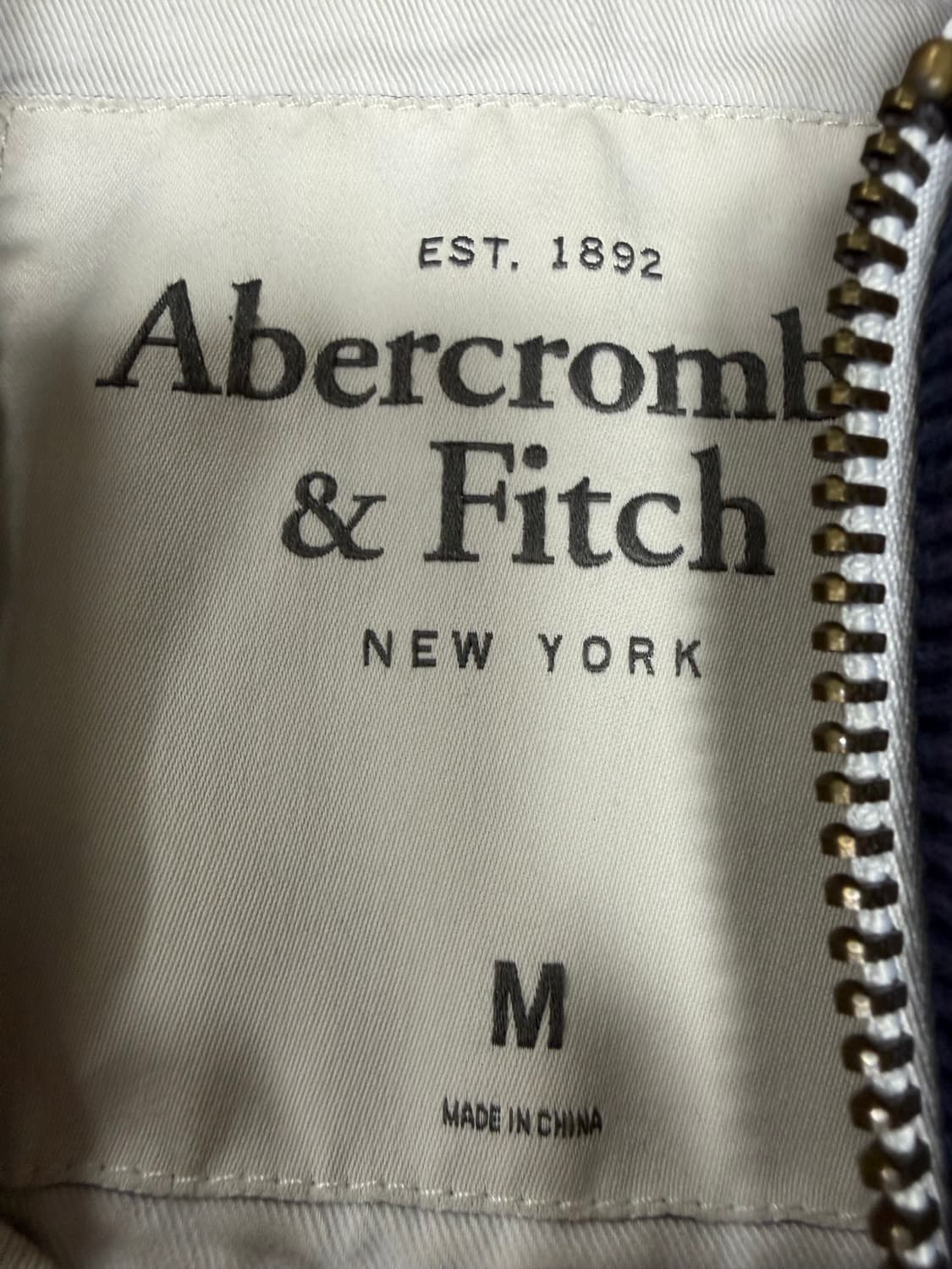 아베크롬비 네이비 후드집업 m 상품이미지3