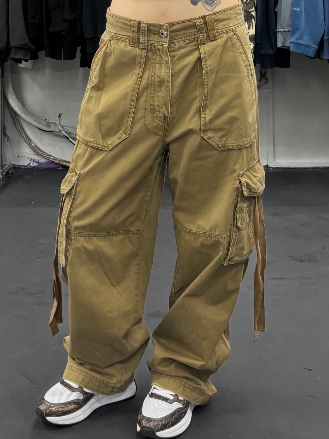VTG 그런지 스트랩 디테일 카고팬츠 상품이미지4