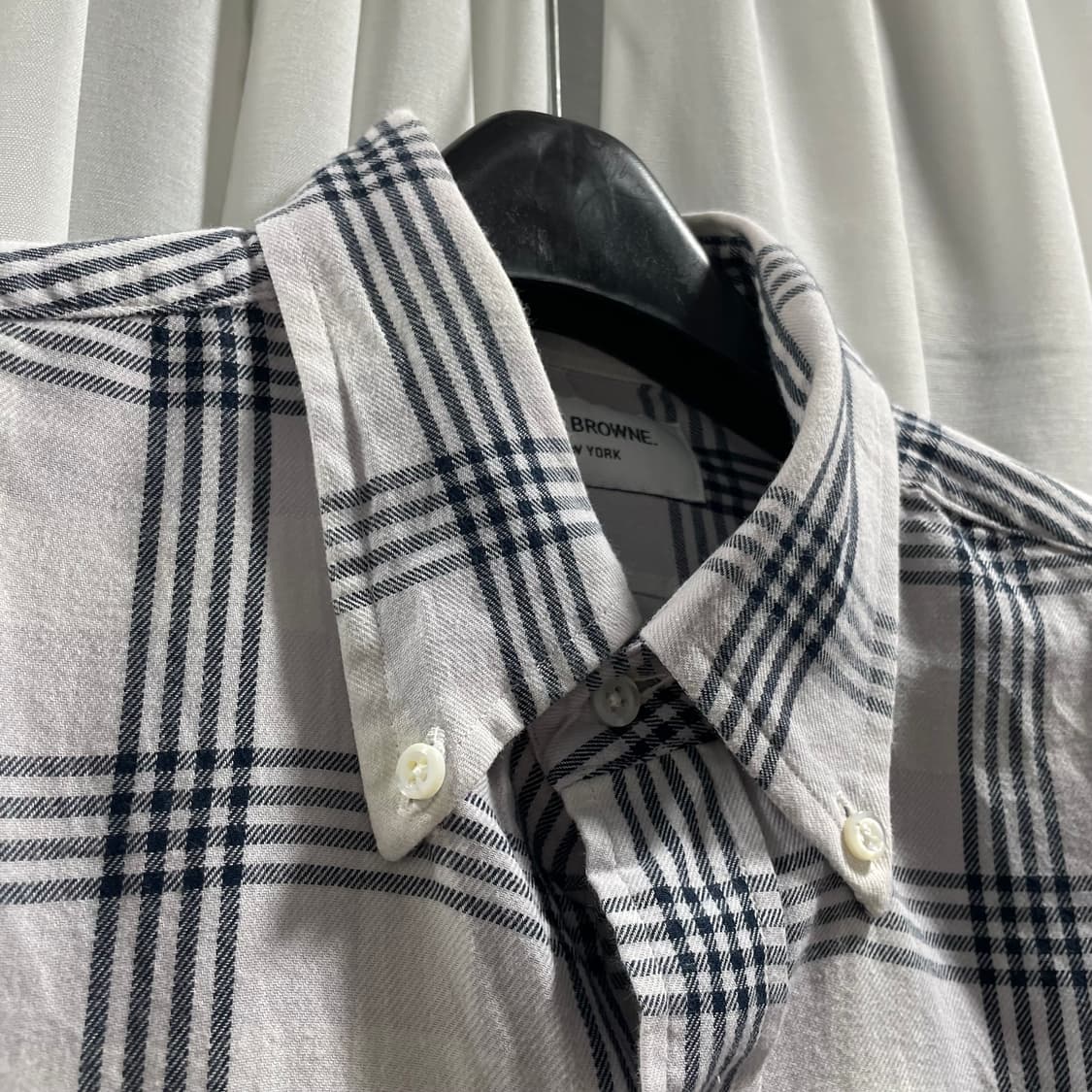 톰브라운/ 테이핑 4선 체크 셔츠/ 2 상품이미지3