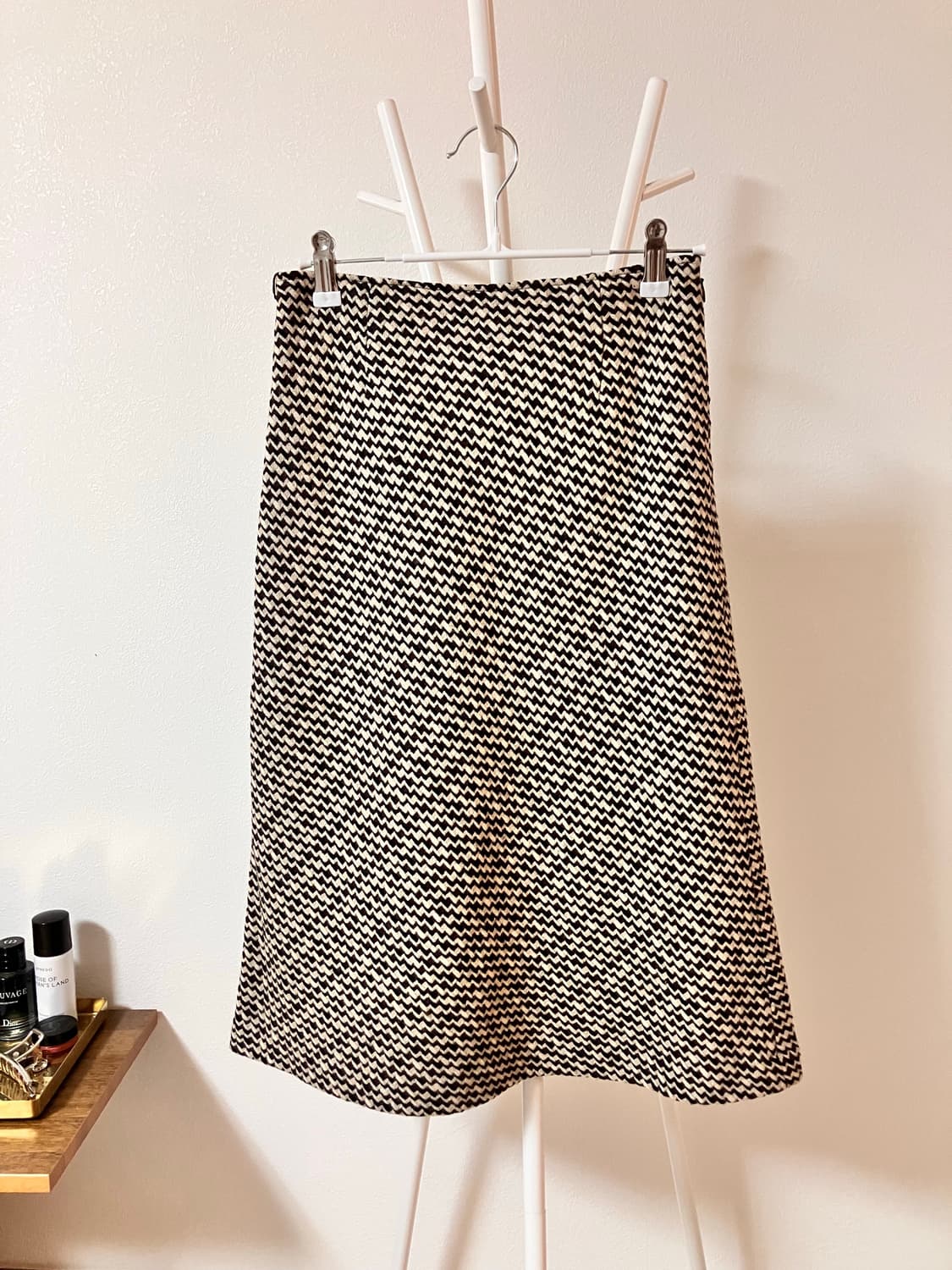 패턴 울혼방 스커트 일본빈티지 상품이미지1