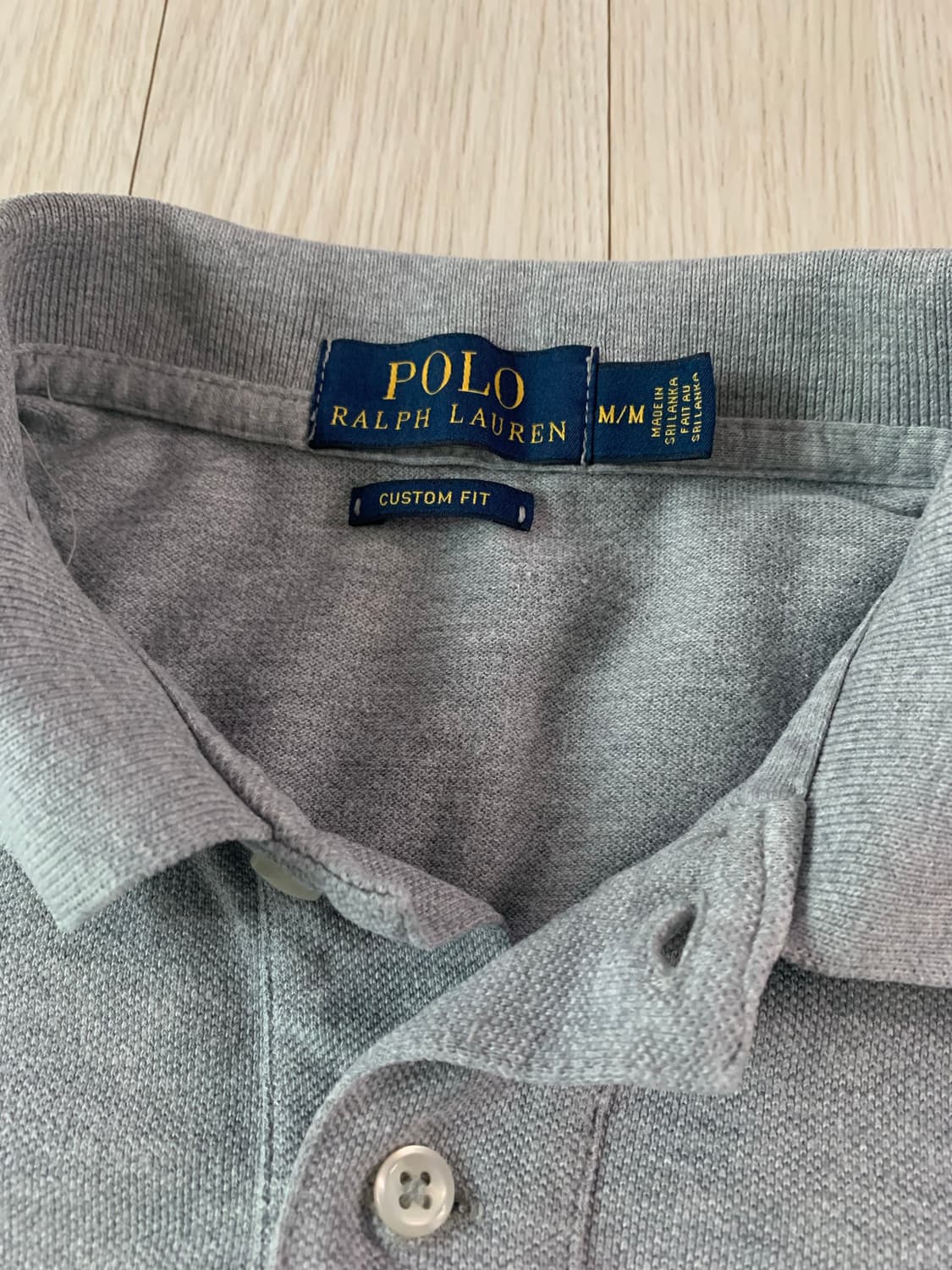 폴로 랄프로렌 그레이 반팔 카라티 상품이미지3