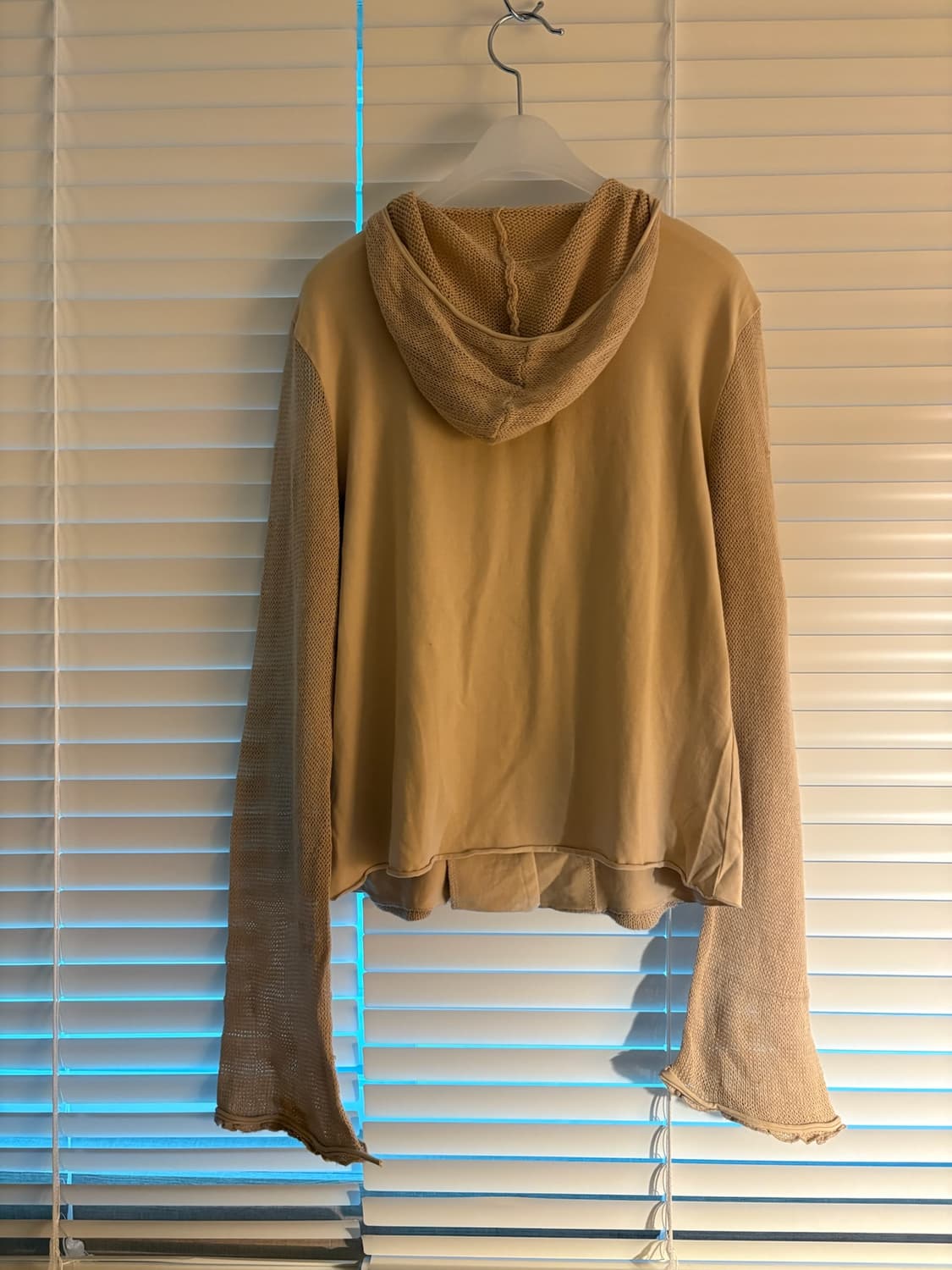 Knit mixed jersey cardigan 상품이미지2