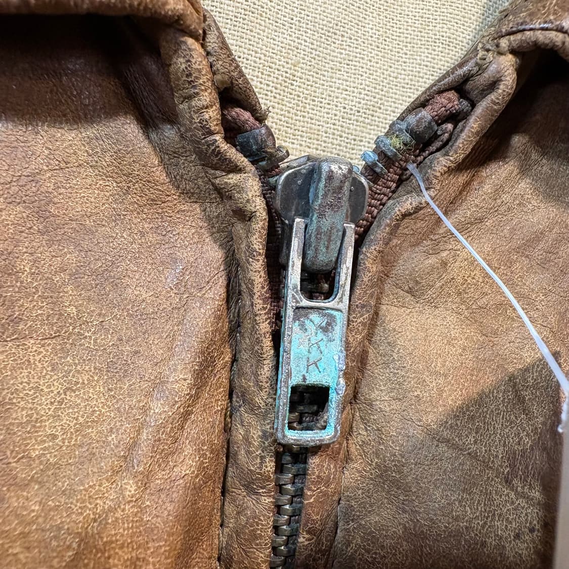 [40] VINTAGE 빈티지 밀리터리 가죽 자켓 상품이미지4