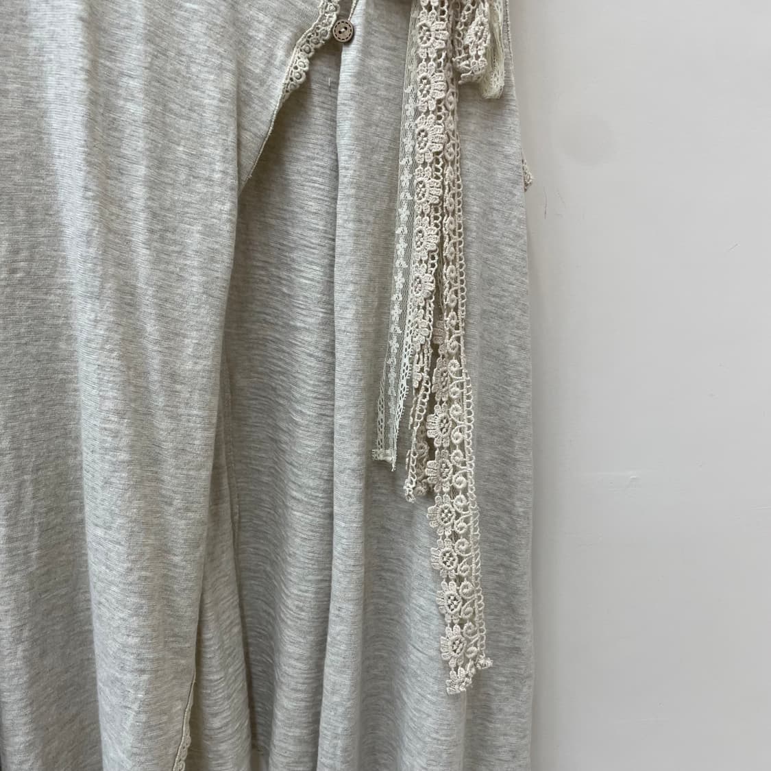 하구미 모리 슬리브리스 랩 가디건 da da de epatant 상품이미지3