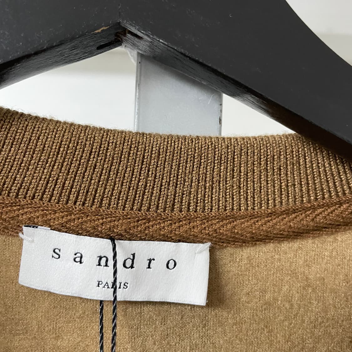 산드로 로고 맨투맨 베이지 M 상품이미지4