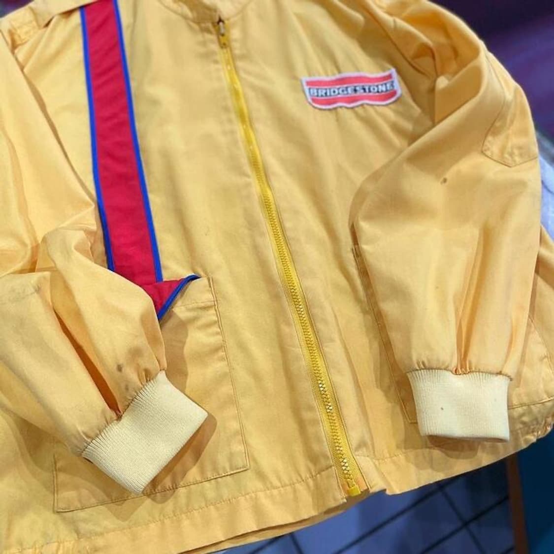 90s 키요타 브릿지스톤 포텐자 레이싱 자켓 (L)   상품이미지4